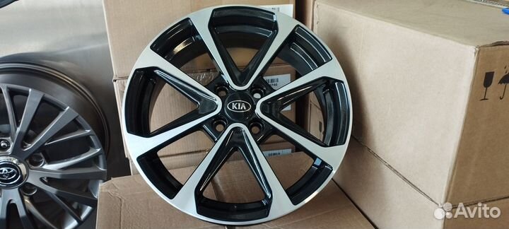 Новые литые диски r16 Kia RIO X Хендай Солярис