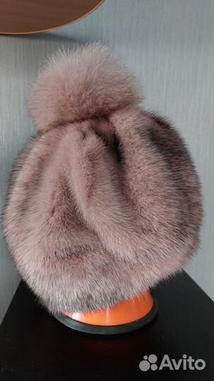 Шапка норковая женская