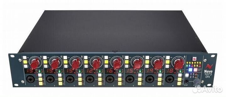 AMS Neve 1073OPX Octal Mic Preamp unit with remote