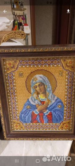 Вышивка бисером иконы