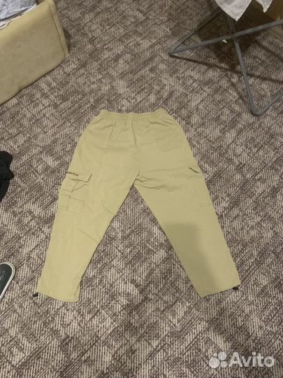 Мужские брюки карго бежевые gorpcore