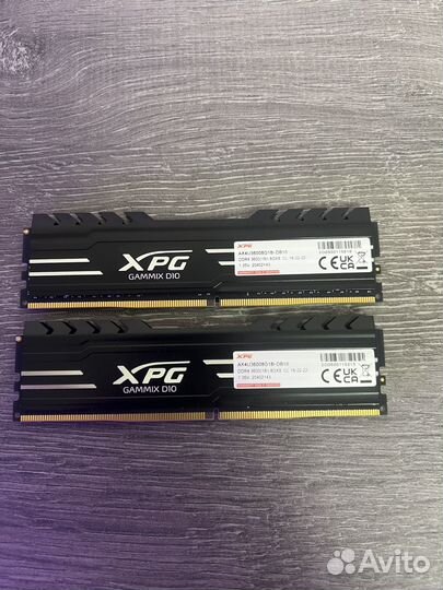 Оперативная память XPG Gammix 16GB 3600MHz