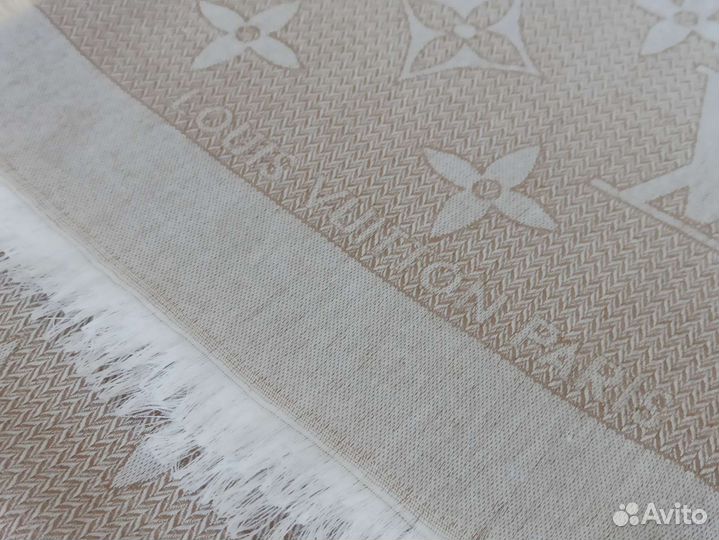 Палантин бежевый Кашемир Louis Vuitton 4 цвета