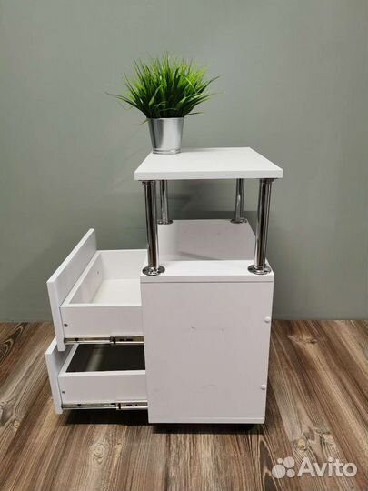 Педикюрная тележка с двумя ящиками