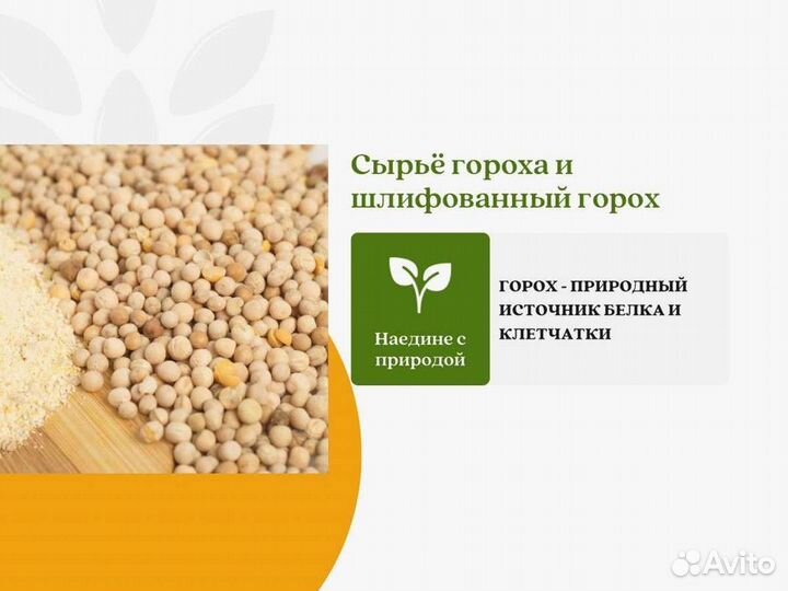 Горох с поля (сырье) (кг)