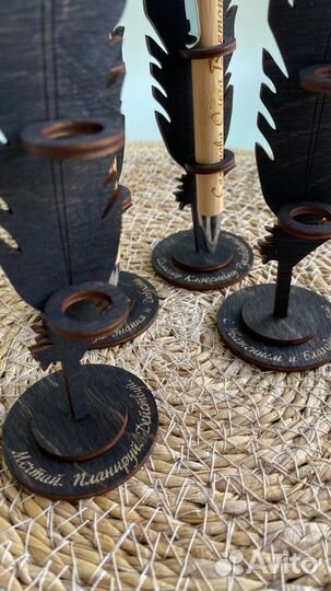 Именная ручка перо