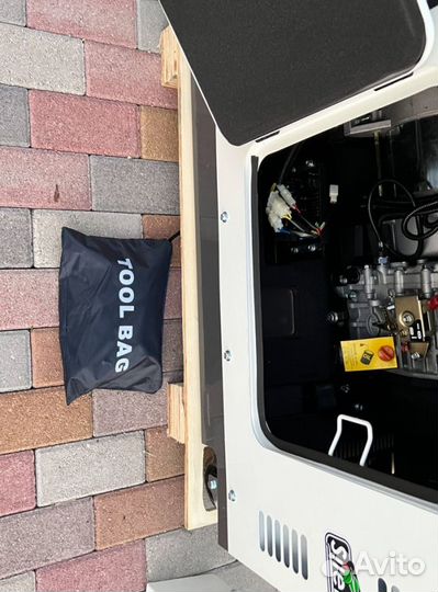 Дизельный генератор 14 кВт g-power однофазный с по