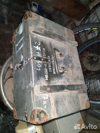 Ящик деревянный воен чемодан металический инструм