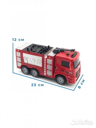 Машина пожарная новая на пульте управления