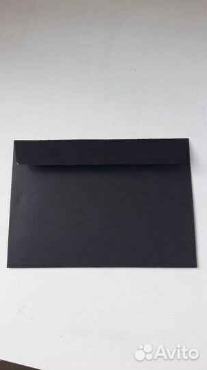 Конверт c6 черный