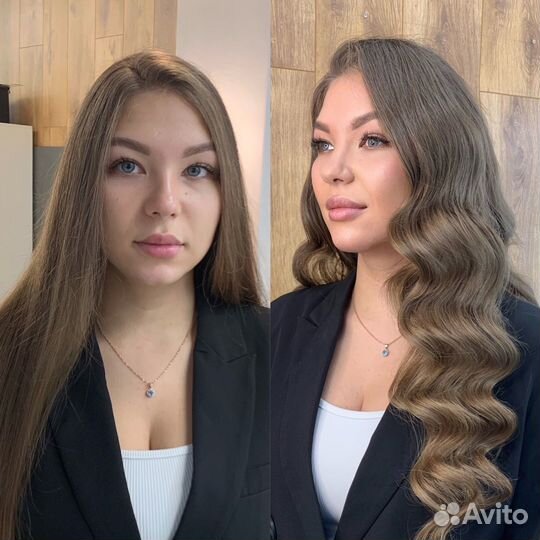 Прическа укладка