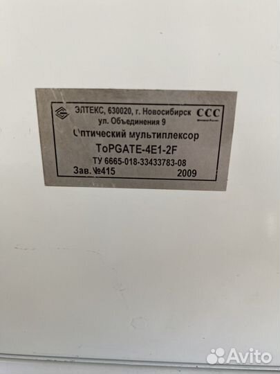 Eltex TopGate-4E1-2F оптический мультиплексор