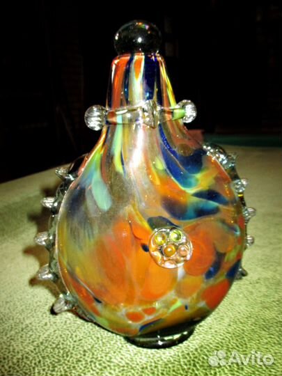 Интерьерное Советское цветное стекло Хрусталь СССР