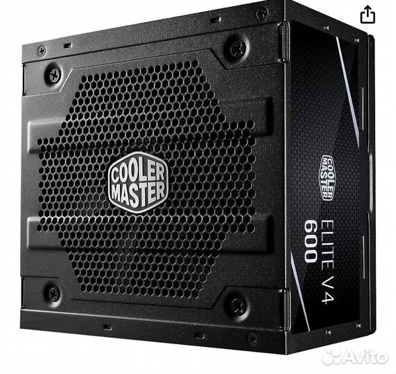 Блок питания cooler master 600w elite V4