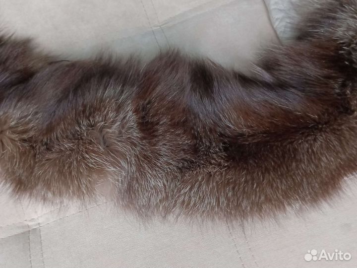 Воротник чернобурка