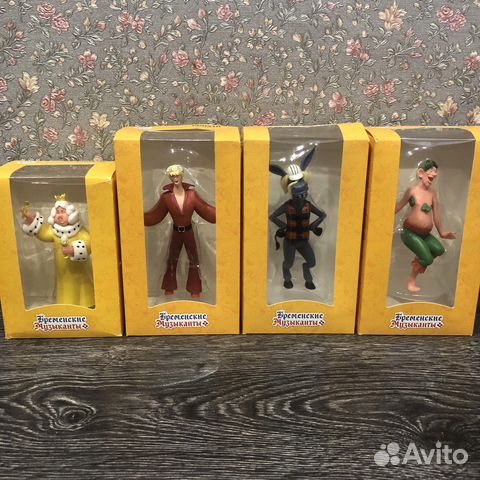 Бременские музыканты фигурки