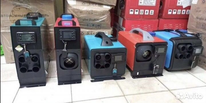 Автономный отопитель сухой фен 12v+220