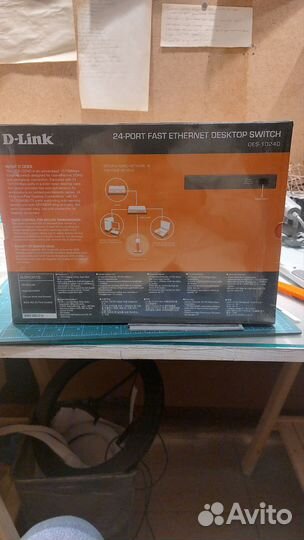 DES-1024dнеуправляемый коммутатор с 24портами