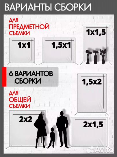 Каркас для фотозоны 2х2