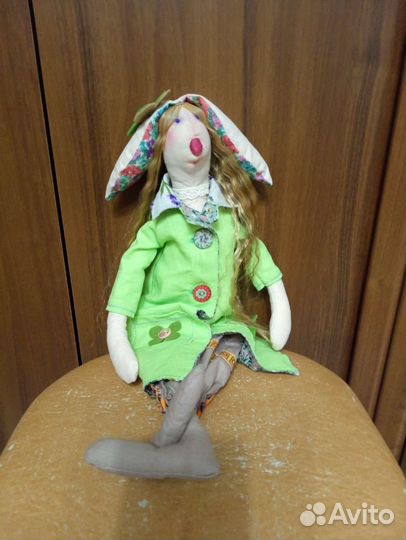 Интерьерная кукла ручной работы tilda