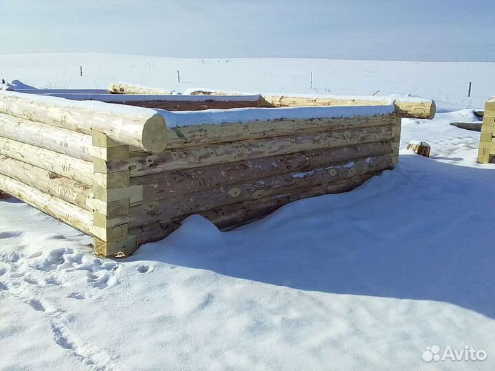 Готовая баня из сруба
