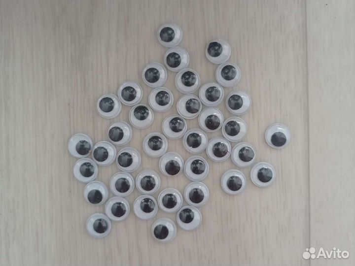 Глазки для игрушек d 10mm