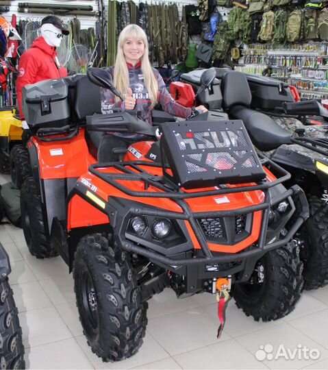 Квадроцикл hisun tactic 550 limited оранжевый