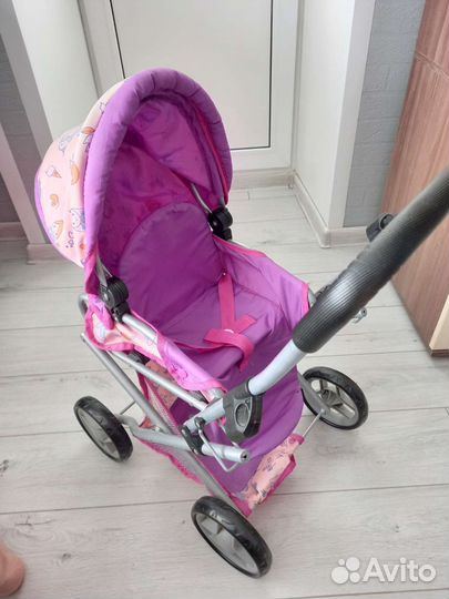 Коляска трансформер 3 в 1 для куклы