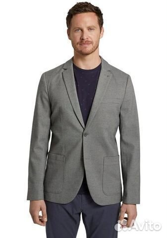 Tom tailor пиджак 52 Новый серый