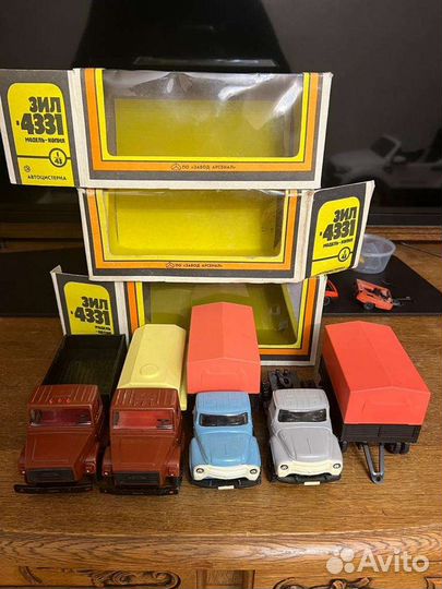 Модели СССР камаз и ЗИЛ