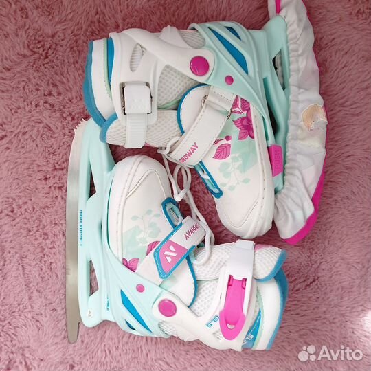 Коньки детские раздвижные 26-31