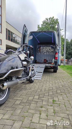 Мотоперевозка, мотоэвакуатор, мото переезд