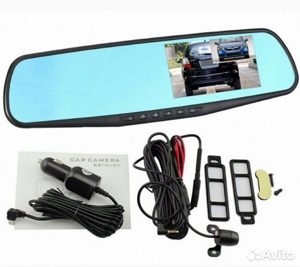 Зеркало-видеорегистратор с камерой заднего вида