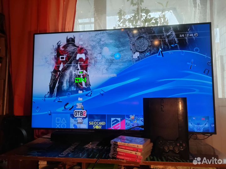 Ps3 slim 500gb с играми к ней