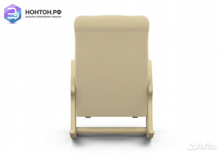 Кресло-качалка бежевое