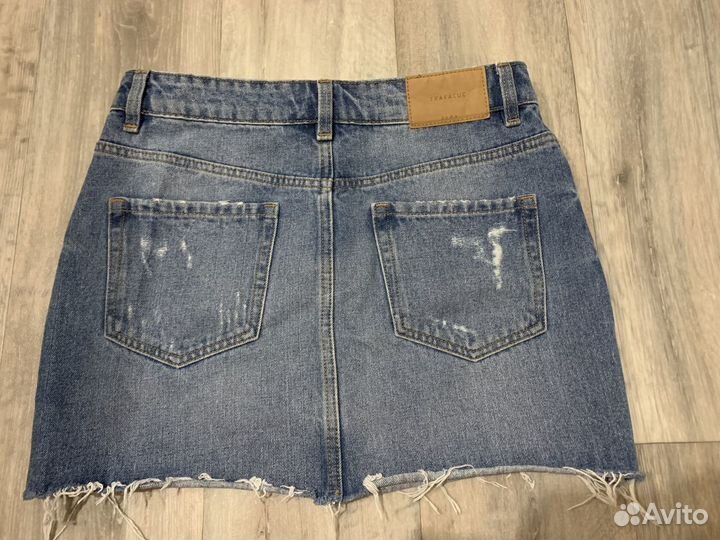 Джинсовая юбка zara s