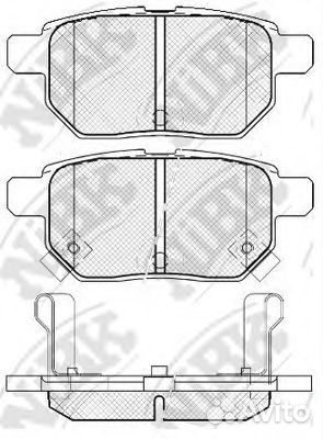 Колодки тормозные дисковые