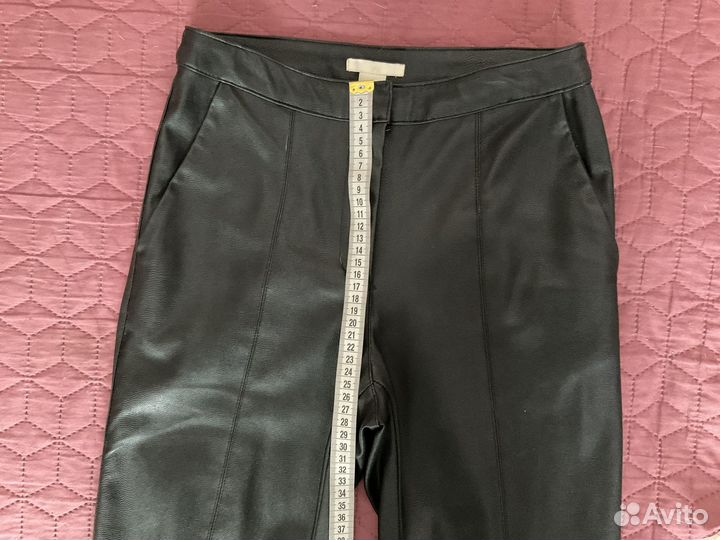 Кожаные брюки женские H&M Финляндия