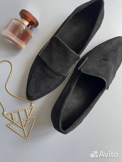 Туфли женские 36 замшевые