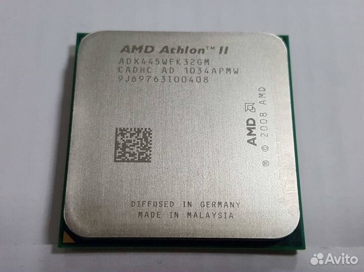 AM3 AMD Athlon II X3 445 (3x3100MHz, L2 1536Kb)б/у