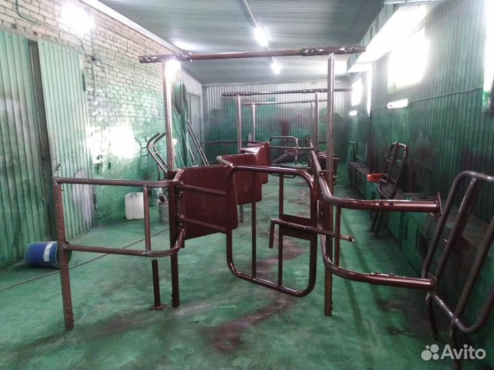 Металлоконструкция доильного зала для крс 