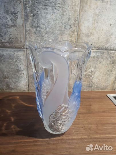 Ваза Wolther-Glas.Редкость.Стекло.Германия