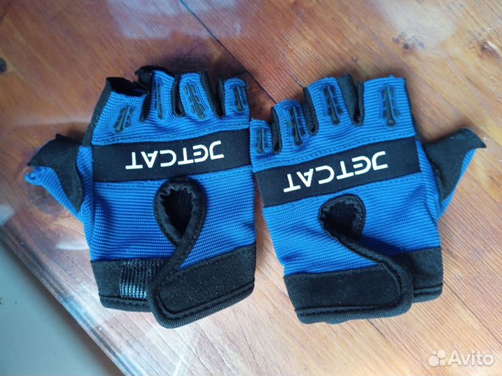 Детские перчатки без пальцев для велика, 5-7 лет