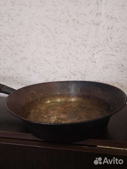 Медный- латунный таз