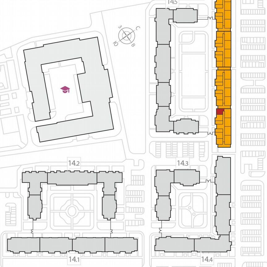 1-к. квартира, 39,9 м², 1/8 эт.