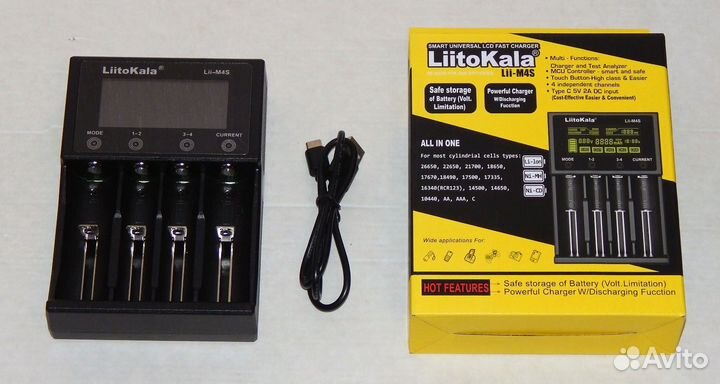 Зарядное устройство Liitokala Lii-M4S