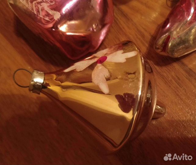 Елочные игрушки стекло СССР редкие