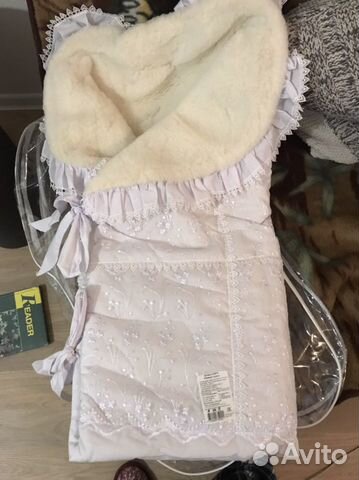 Конверт одеяло на выписку зима