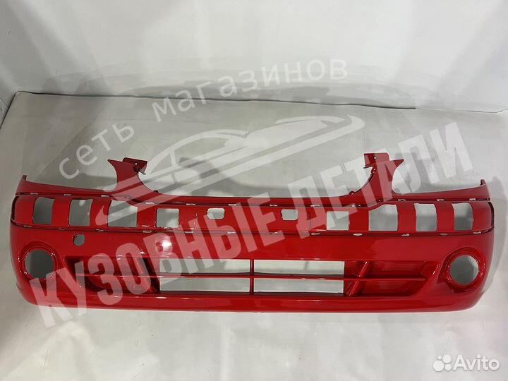 Бампер передний Hyundai Getz птф HL HIP HOP RED
