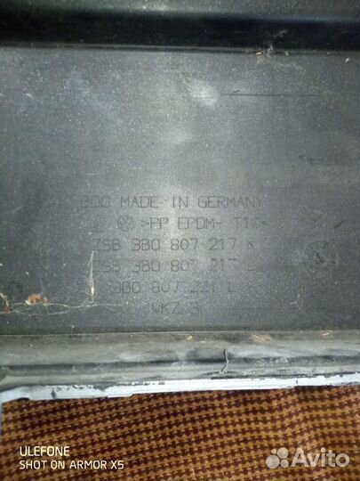 Передний бампер vw B5+